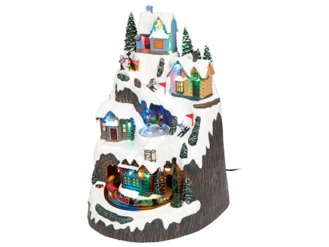 Paesaggio natalizio a LED grande