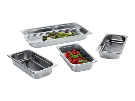 Set contenitori in acciaio