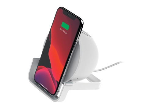 Stazione di ricarica wireless con altoparlante