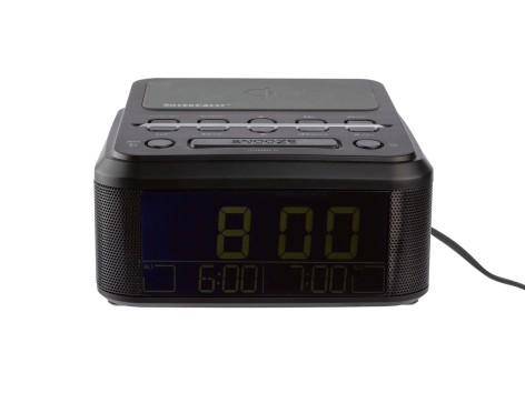 Radiosveglia Bluetooth con funzione di ricarica Qi