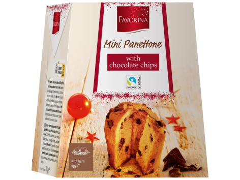 Mini-Panettone con gocce di cioccolato