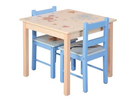 Tavolo per bambini con 2 sedie