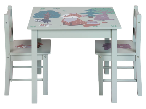 Tavolo per bambini con 2 sedie