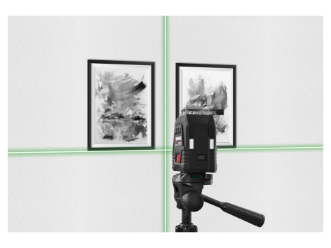 Livella laser a croce ricaricabile con treppiede