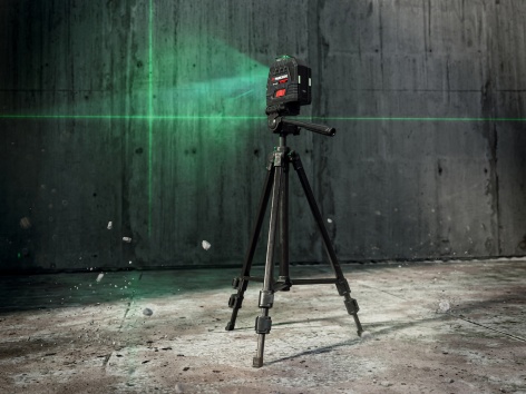 Livella laser a croce ricaricabile con treppiede