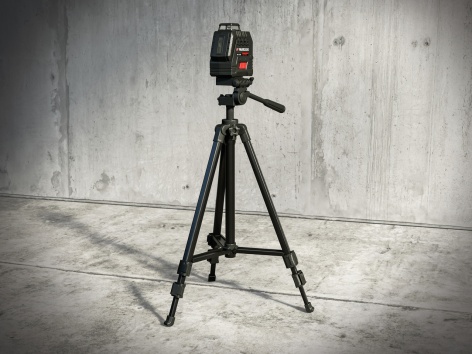 Livella laser a croce ricaricabile con treppiede