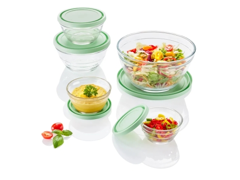 Set ciotole in vetro, 5 pezzi