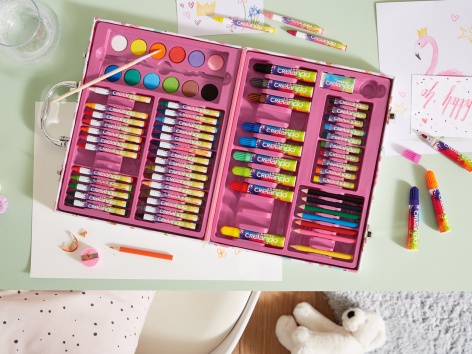 Valigetta per dipingere e colorare per bambini