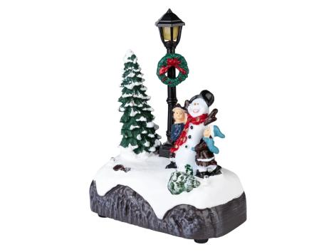 Paesaggio natalizio a LED piccolo