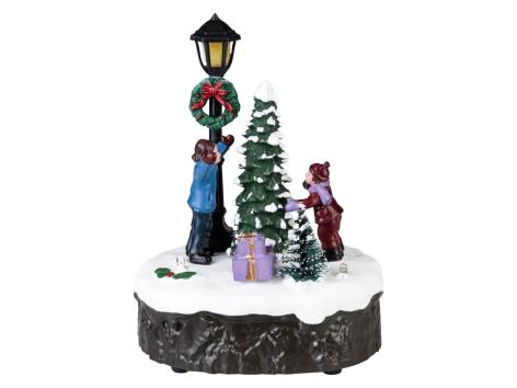 Paesaggio natalizio a LED piccolo