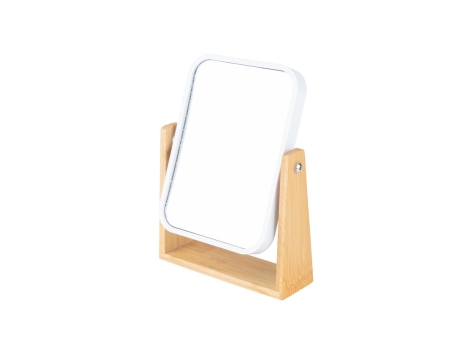 Set pennelli per il trucco, specchietto o set per la pulizia del viso in bambù