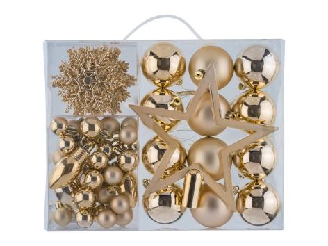 Decorazioni per albero di natale, 51 pezzi