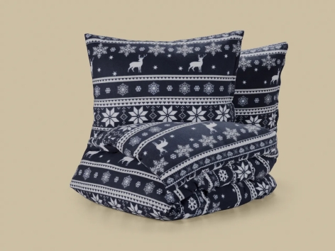 Parure copripiumino matrimoniale in pile