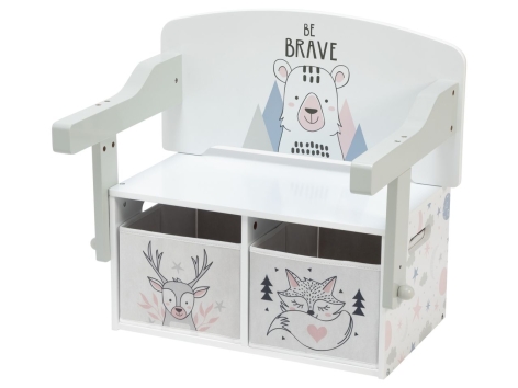 Cassapanca per bambini 2 in 1