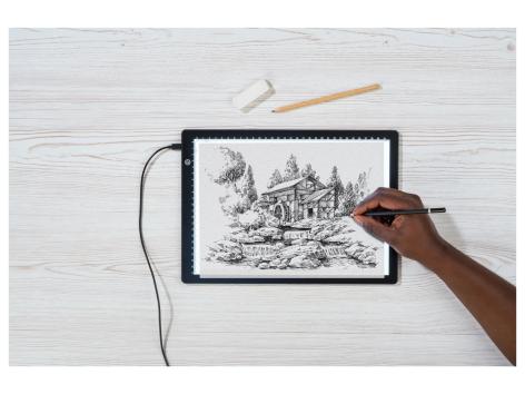 Tavoletta luminosa LED per disegno