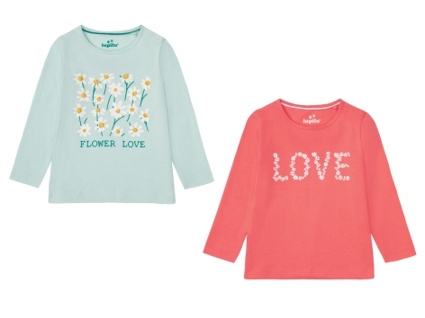 Maglia a maniche lunghe da bambina