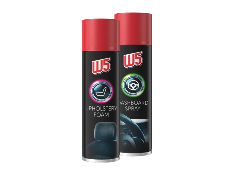 Spray per cruscotto o schiuma detergente per interni auto