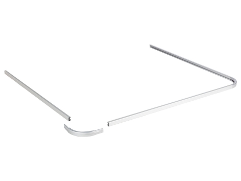 Sistema flessibile di aste per doccia