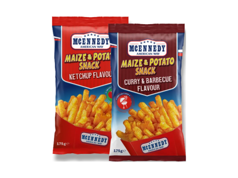 Snack di mais e patate