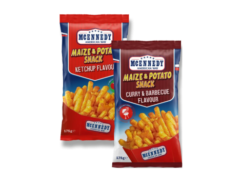 Snack di mais e patate