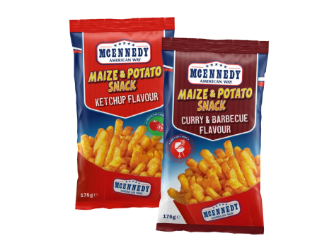 Snack di mais e patate