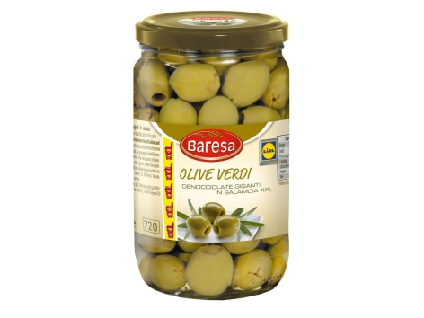 Olive verdi giganti denocciolate