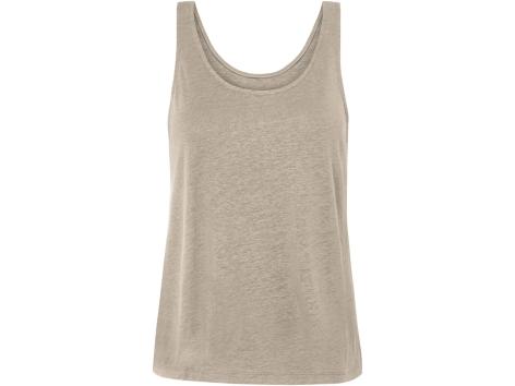 Canotta in lino da donna
