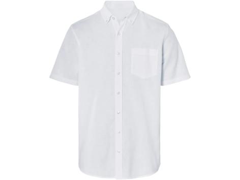 Camicia in lino a maniche corte da uomo