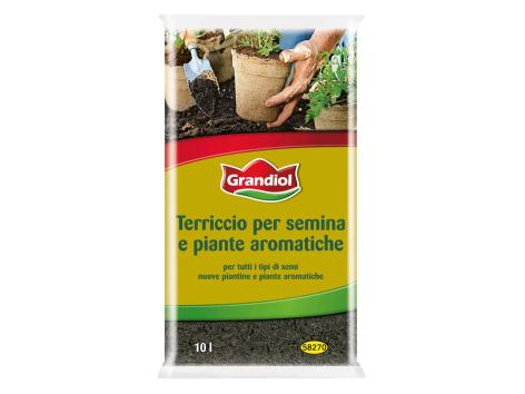 Fertil Terriccio Per Piante Aromatiche 7kg (25L) – Con Torbe Baltiche E Pomice Drenante, Ideale Per Basilico, Rosmarino, Menta