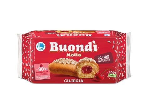 Buondì merendina ripiena alla ciliegia