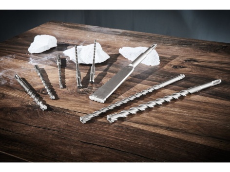 Set punte per trapano a percussione o scalpello piatto