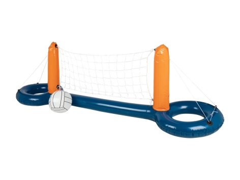 Rete da pallavolo o set cesto e porta gonfiabili