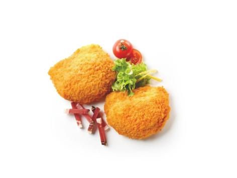 Panzerotti di pollo con provola e speck