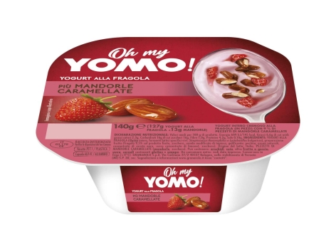 Yogurt Fragola con mandorle