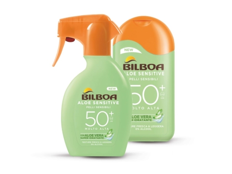 Aloe Sensitive Latte solare o Spray SPF 50+