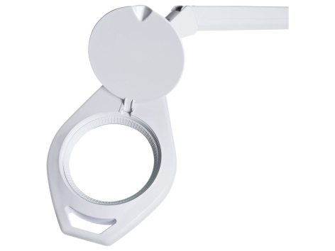 Lampada LED con lente d'ingrandimento