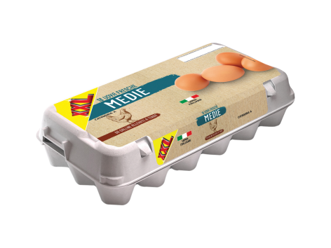 18 uova medie