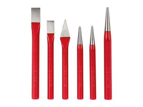 Set utensili a percussione combinati o set cacciachiodi e punzoni