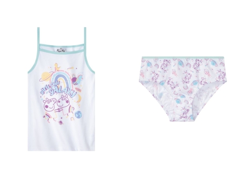 Coordinato intimo da bambina "Paw Patrol, Peppa Pig, Barbie"