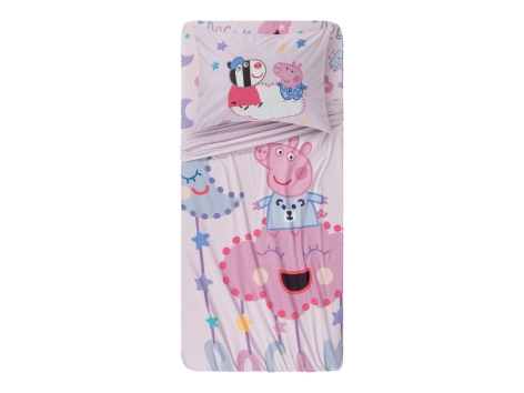 Completo lenzuola singole "Paw Patrol, My Little Pony, Miraculous, Peppa Pig, Jurassic World"