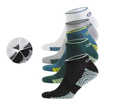 4 Paia Calzini Sportivi A Compressione Unisex - Nylon E Spandex Per Corsa, Ciclismo E Palestra