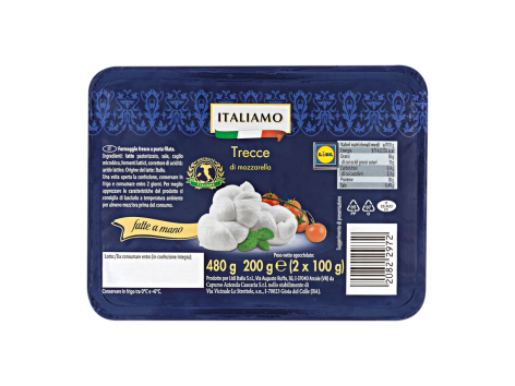 Trecce di mozzarella