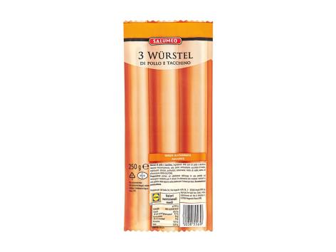 Würstel di pollo e tacchino