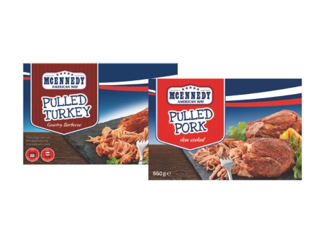 Pulled turkey o pulled pork