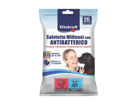 Salviette milleusi con antibatterico