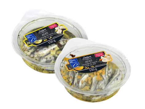 Filetti di alici marinate