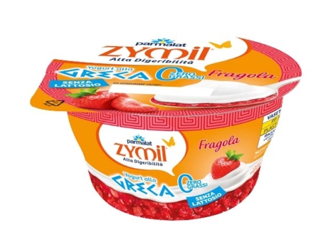 Yogurt greco alla fragola senza lattosio