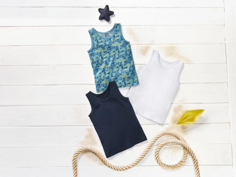 Canotta da bambino in cotone biologico