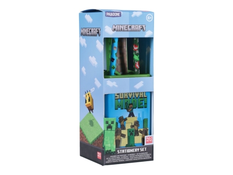 Set cancelleria o tappetino da scrivania "Minecraft, Harry Potter, Spider-Man, Barbie"