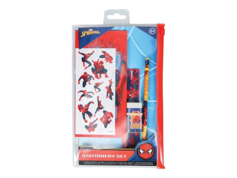 Set cancelleria o tappetino da scrivania "Minecraft, Harry Potter, Spider-Man, Barbie"